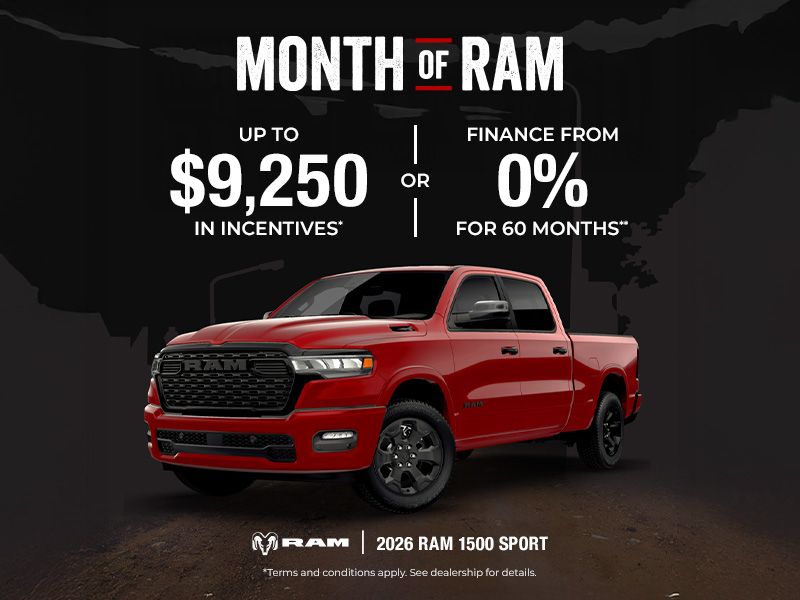 Month of RAM | 2026 Ram 1500 Sport