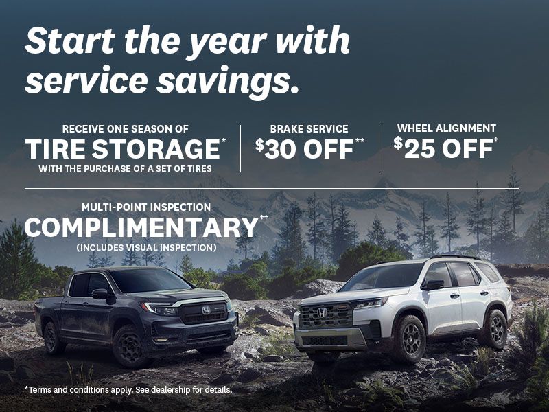 Start the year with service savings.