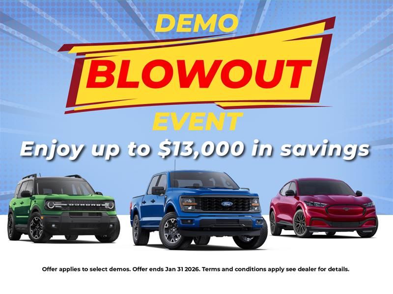 Demo Blowout Sale on Now!