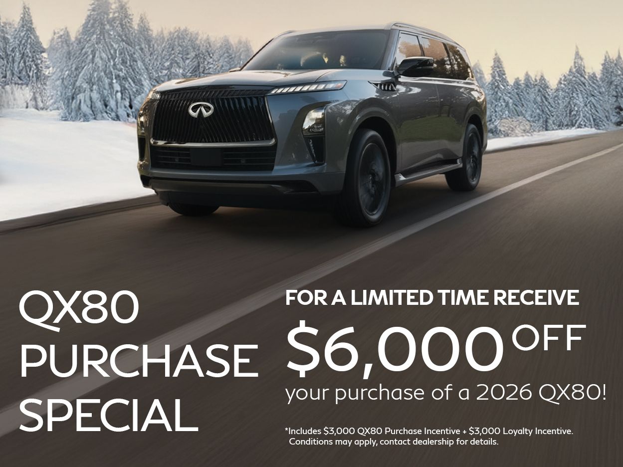 2026 QX80 - January Purchase Credit Special