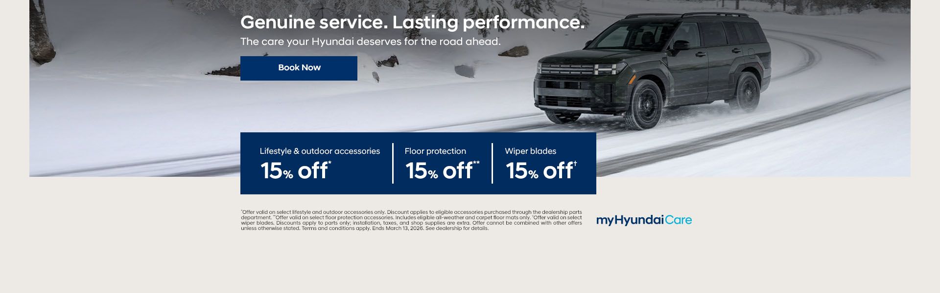 Genuine service. Lasting performance.