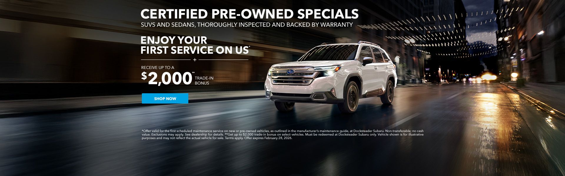 Certified Pre-Owned Specials