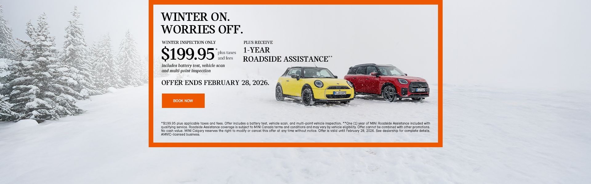 Winter On. Worries Off.