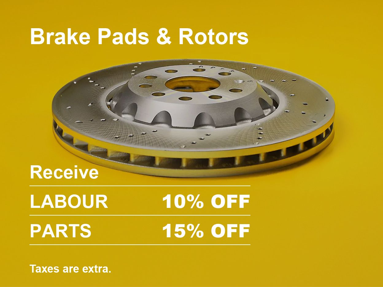 Brake Pads & Rotors Special
