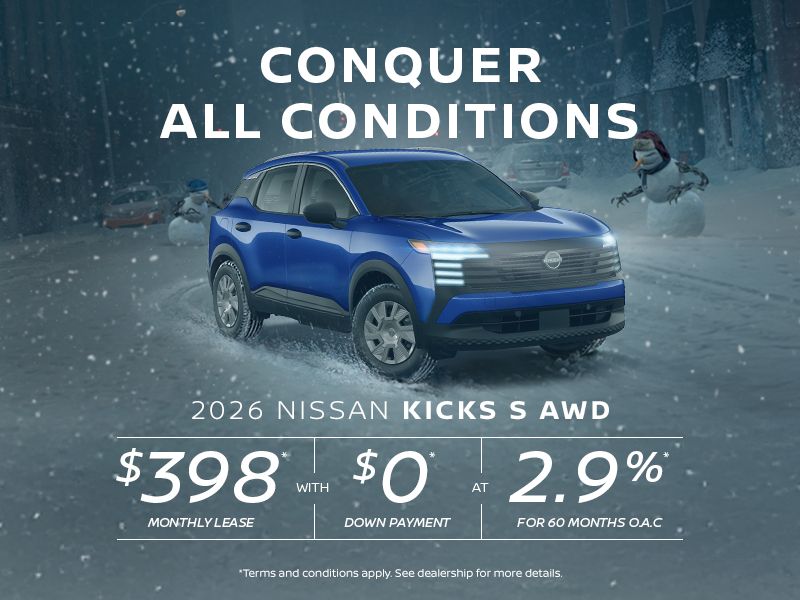 2026 Nissan Kicks S AWD