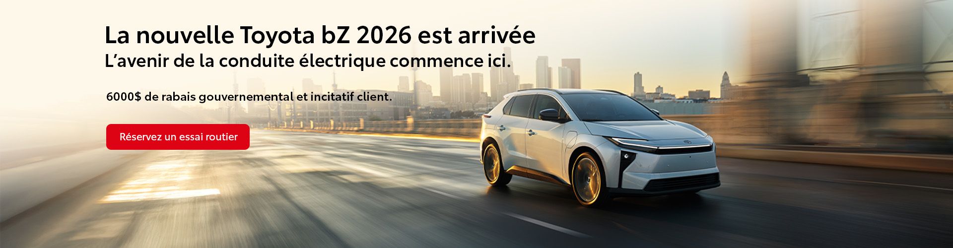 La nouvelle Toyota bZ 2026 est arrivée