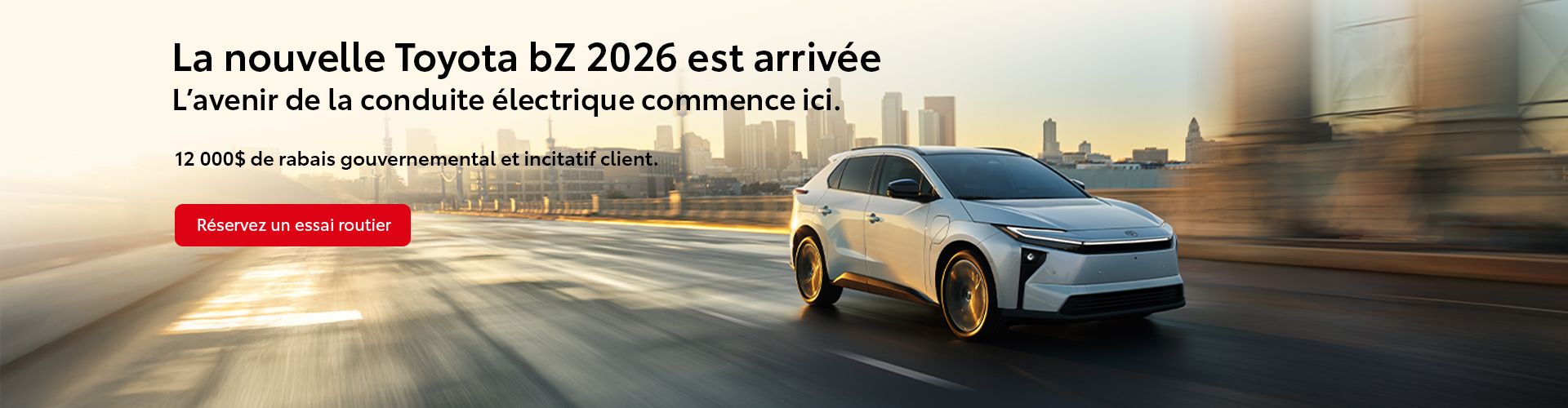 La nouvelle Toyota bZ 2026 est arrivée