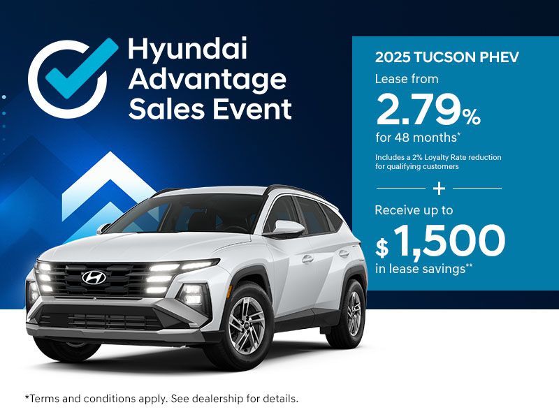 Hyundai Advantage Sales Event - 2025 Tucson PHEV