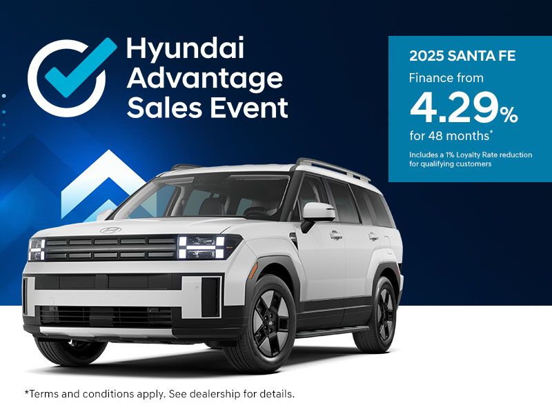 Hyundai Advantage Sales Event - 2025 Santa Fe
