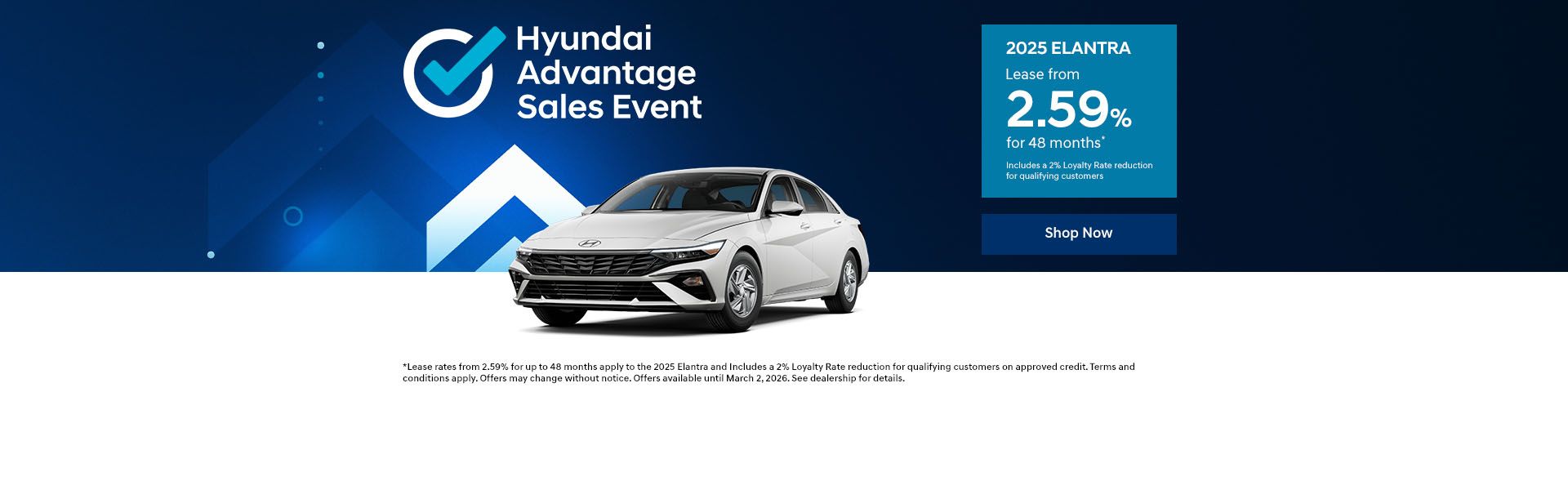 Hyundai Advantage Sales Event - Elantra