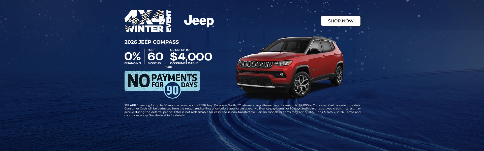 4X4 Winter Event | 2026 Jeep Compass