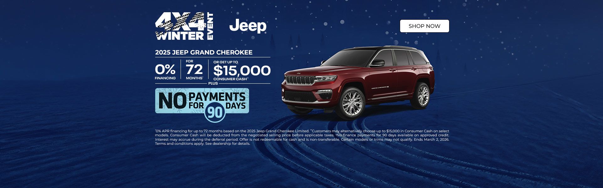 4X4 Winter Event | 2026 Jeep Grand Cherokee