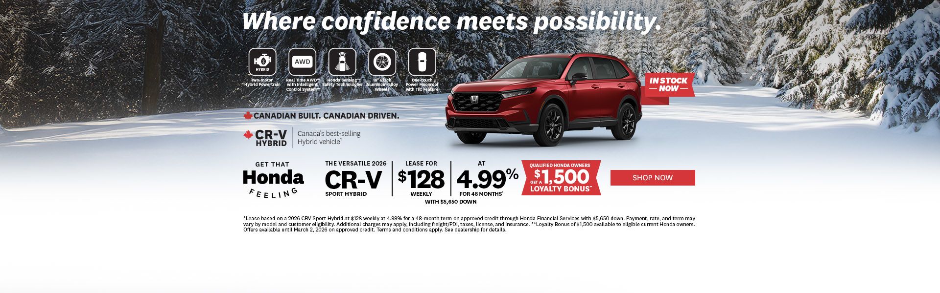 Get That Honda Feeling | 2026 CR-V Sport Hybrid