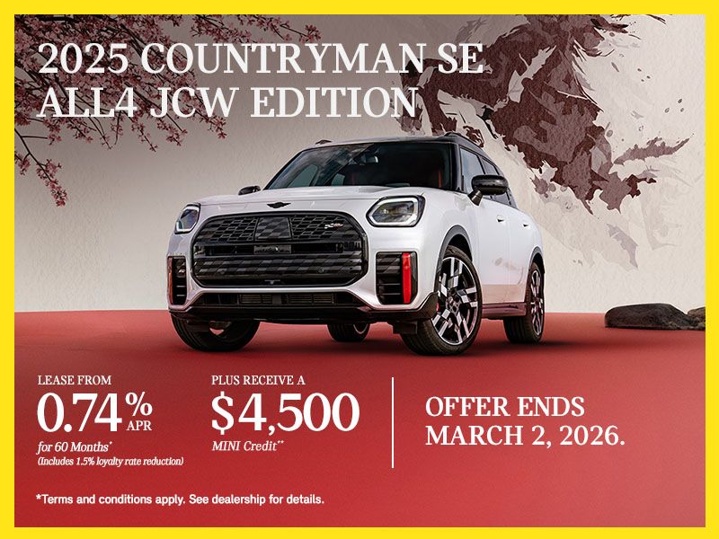 2025 MINI Countryman SE ALL4 JCW