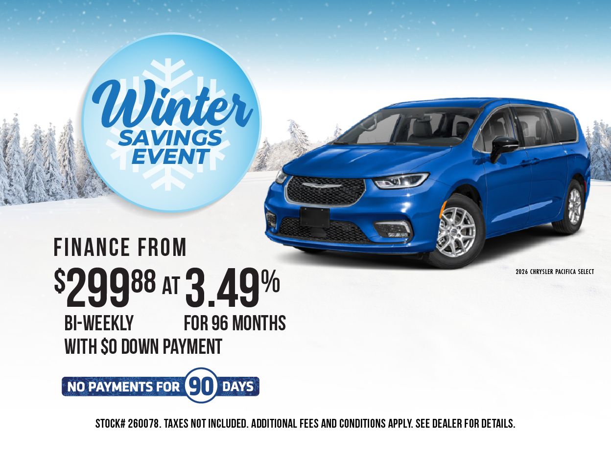 Get the 2026 Chrysler Pacifica