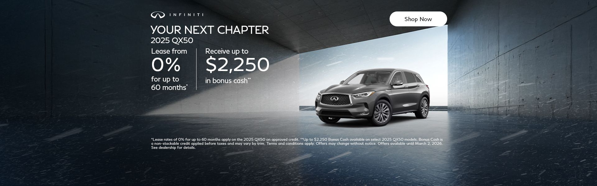 Your Next Chapter | 2026 QX50