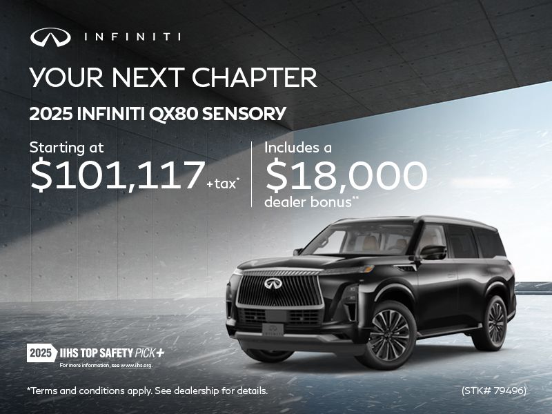 2025 INFINITI QX80 Sensory (STK: 79496)
