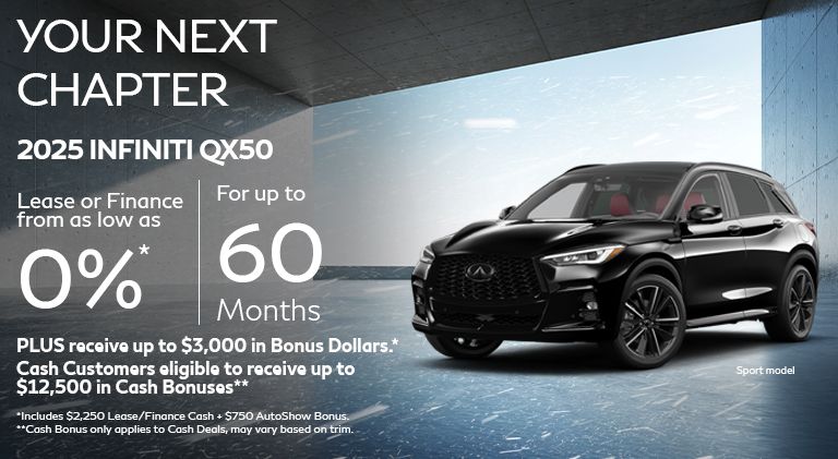 2025 QX50 - February Offers