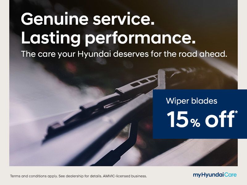 15% off Wiper Blades