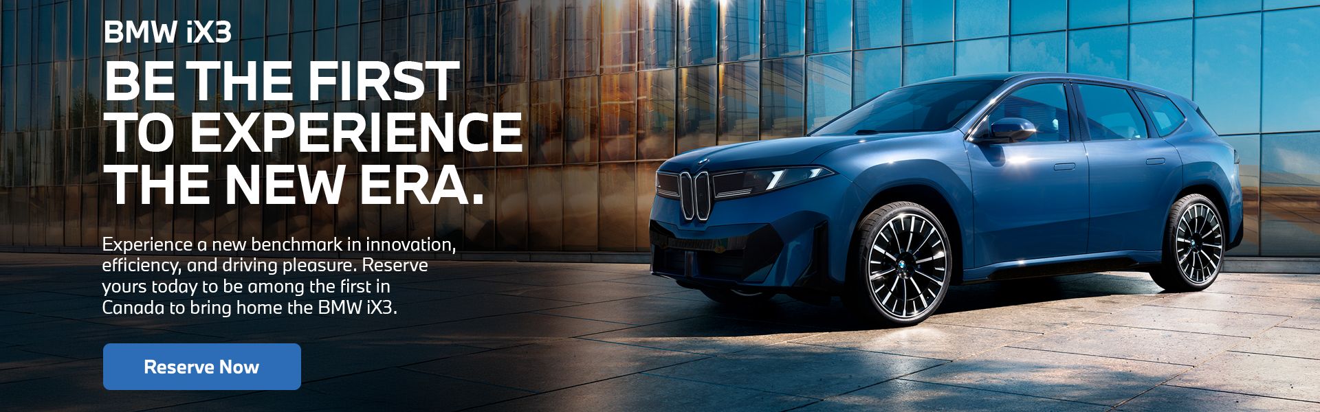 Reserve the 2027 BMW iX3 Today with BMW Aurora!