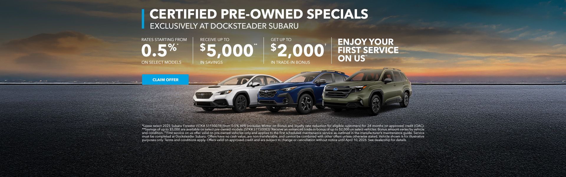 Certified Pre-Owned Specials