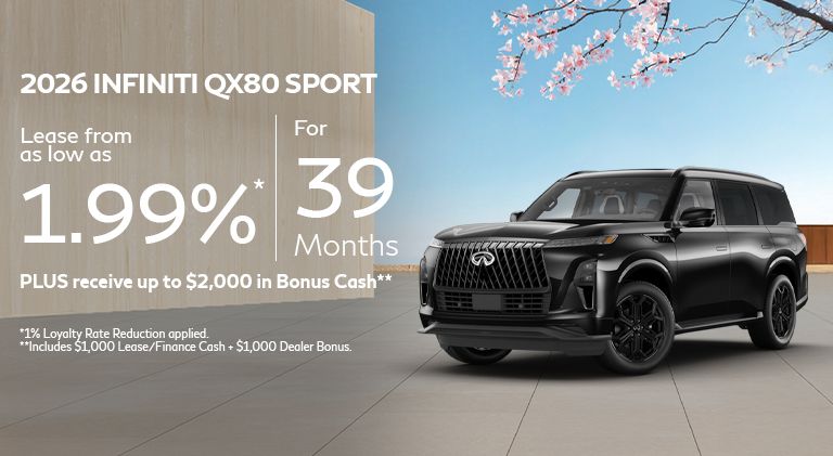 2026 QX80 - March Offer