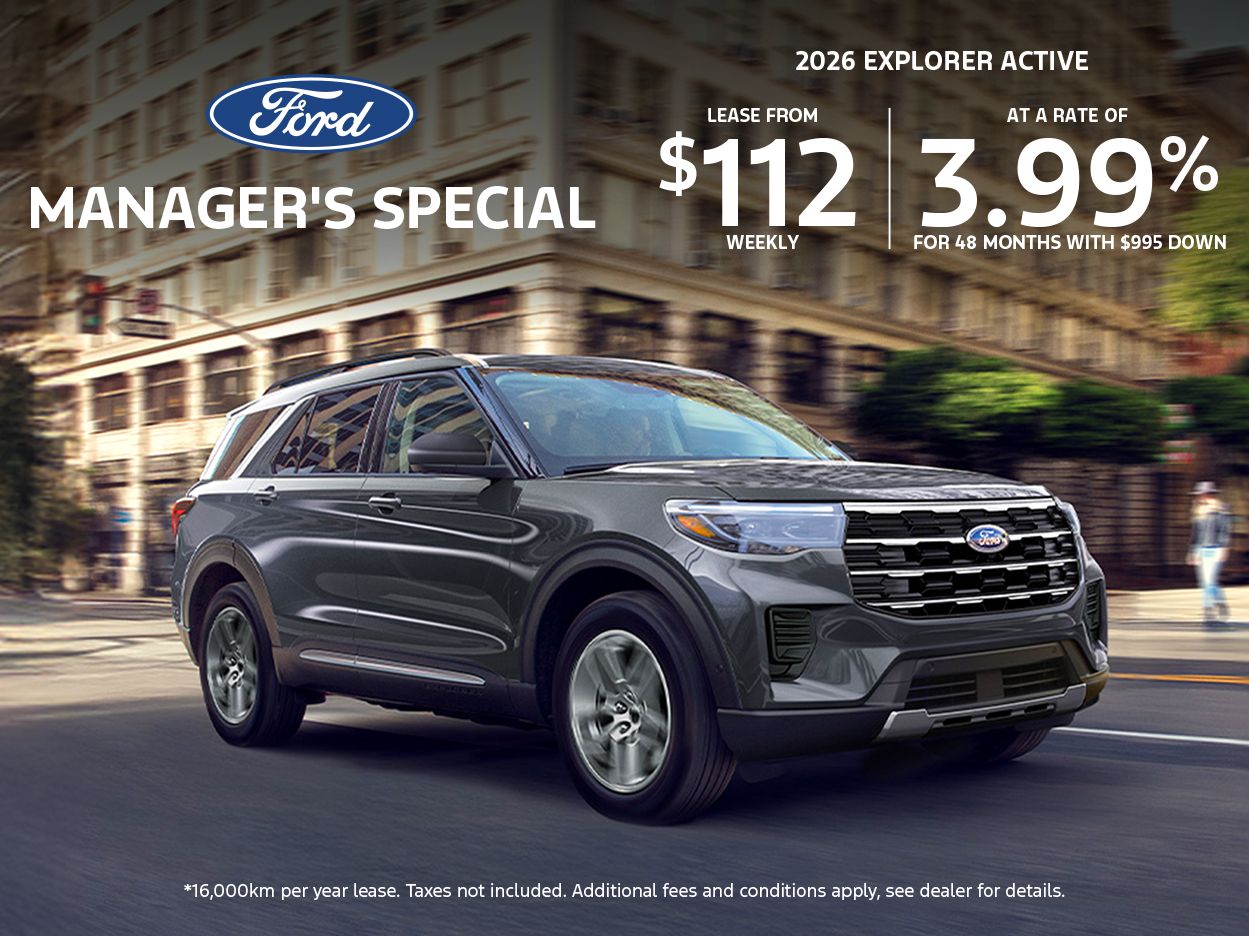 Get the 2026 Ford Explorer Active
