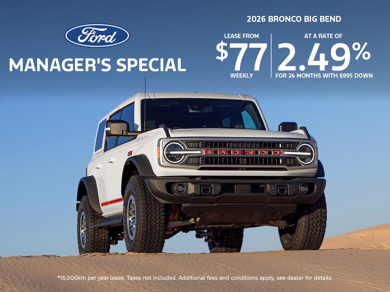 Get the 2026 Ford Bronco Big Bend