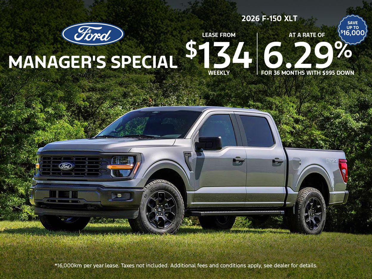Get the 2026 Ford F-150 XLT