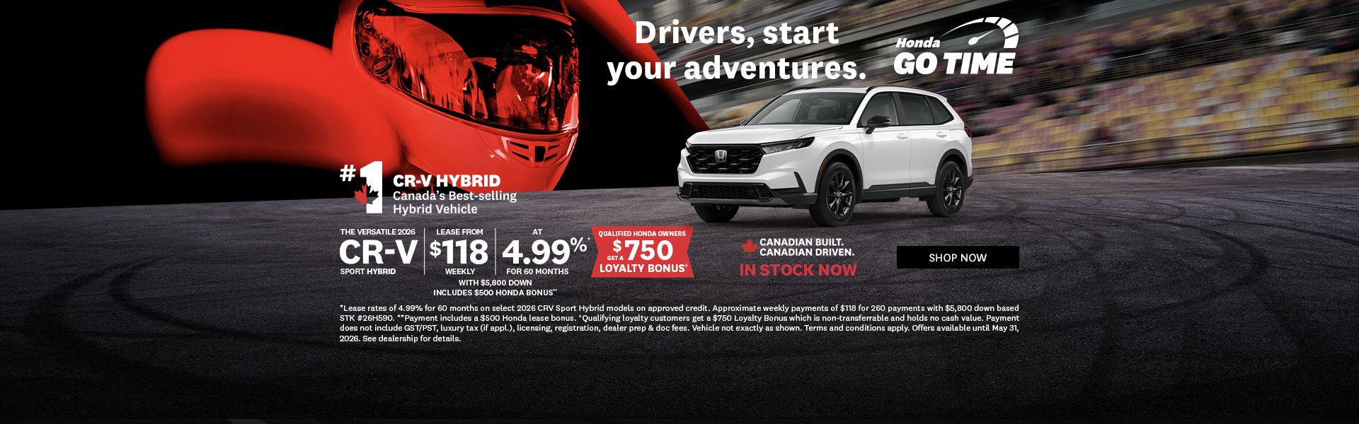 Honda GO TIME | 2026 CRV