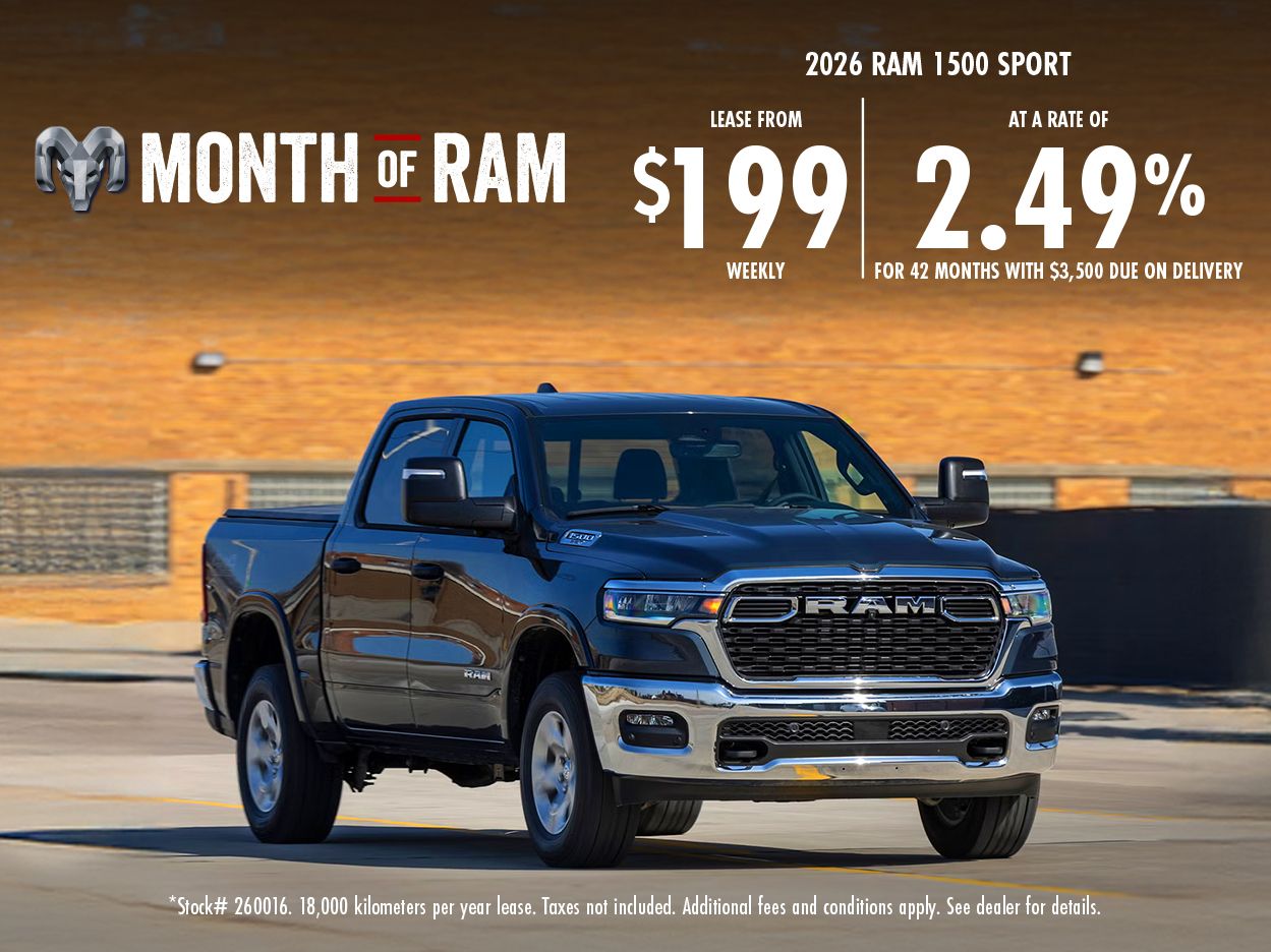 Get the 2026 Ram 1500 Sport