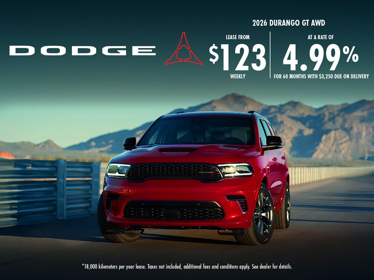 Get the 2026 Durango GT