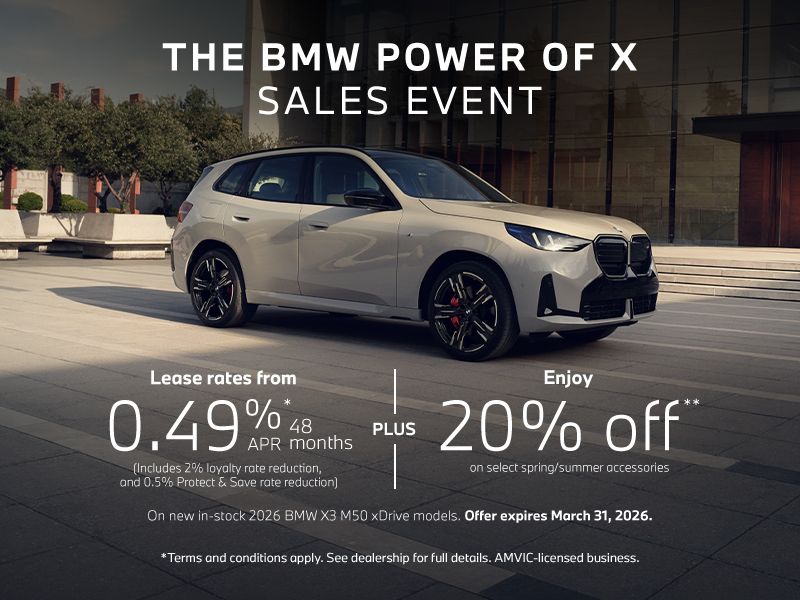 The BMW Power of X Sales Event | 2026 X3