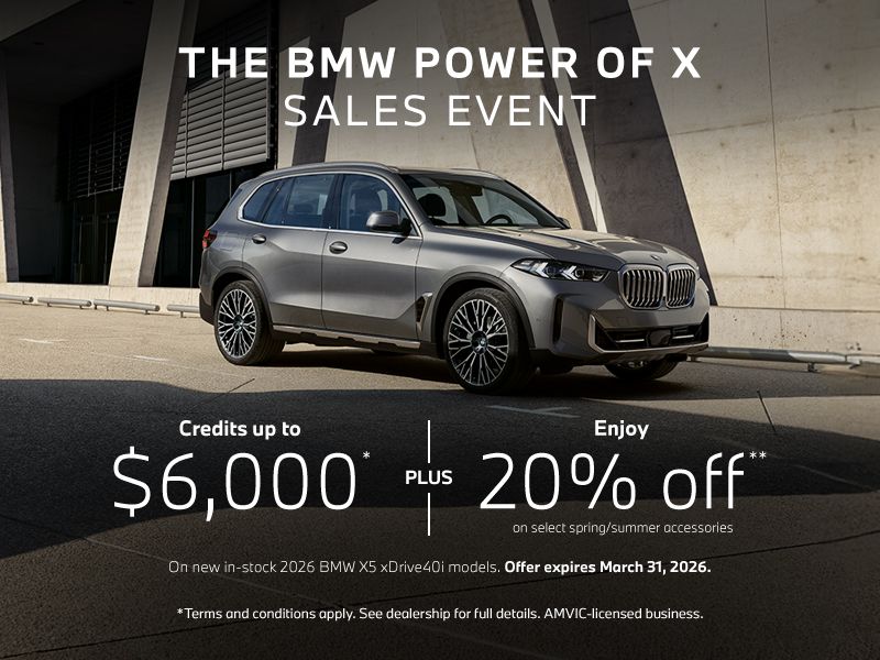 The BMW Power of X Sales Event | 2026 X5