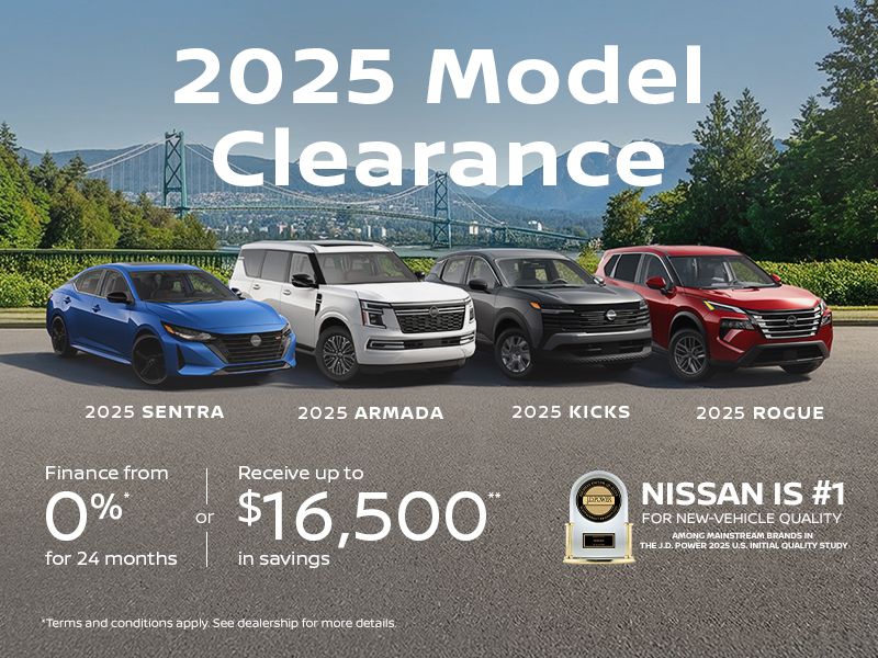 2025 Model Clearance