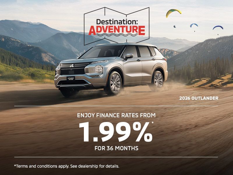 Destination Adventure | 2026 Outlander