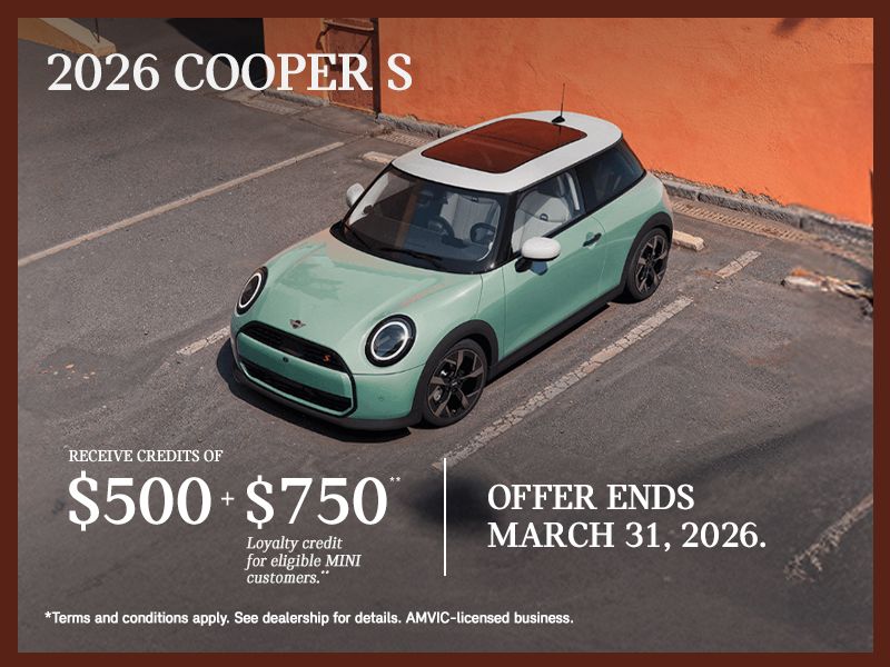 2026 MINI Cooper S