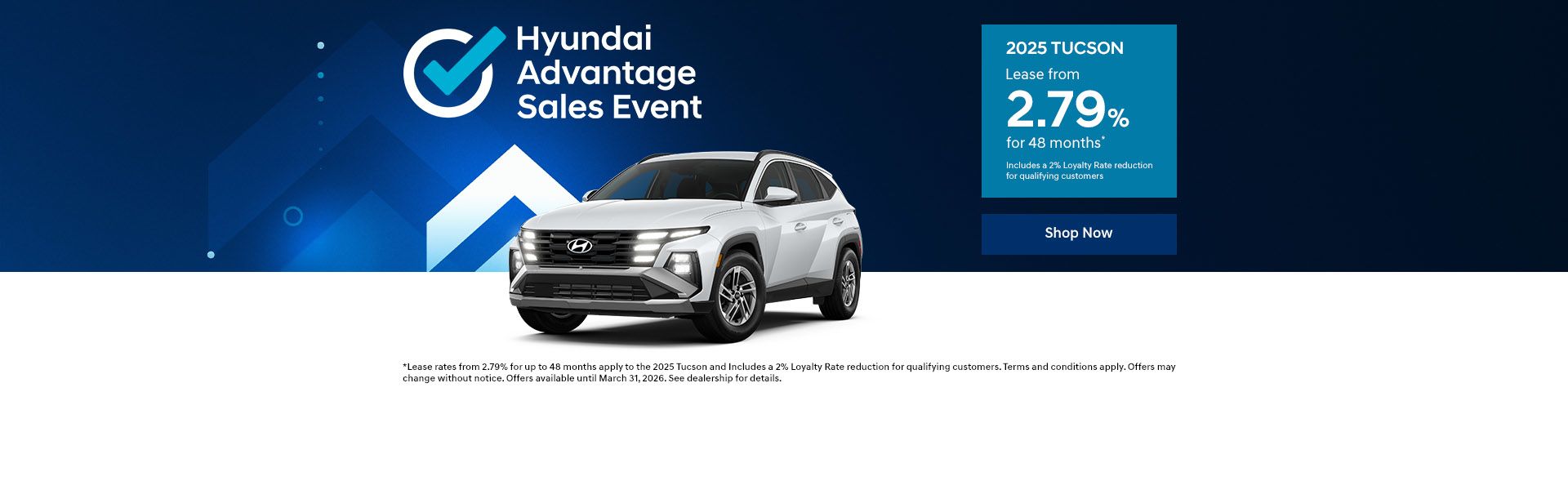 Hyundai Advantage Sales Event | 2025 Tucson