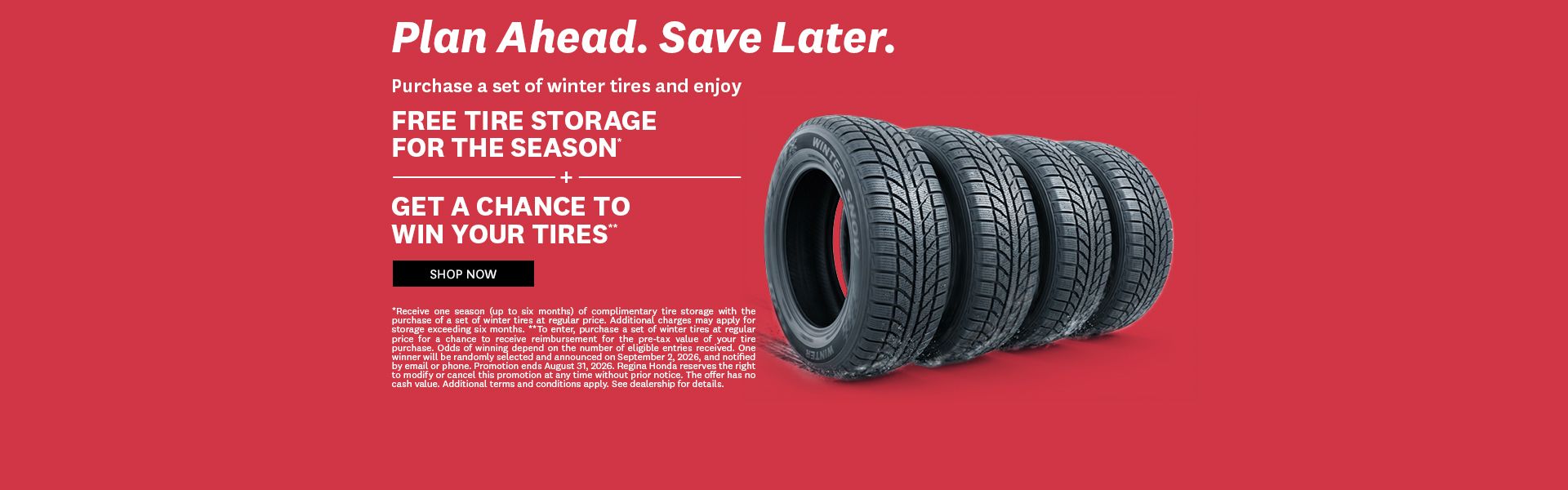 Plan Ahead.Save Later.