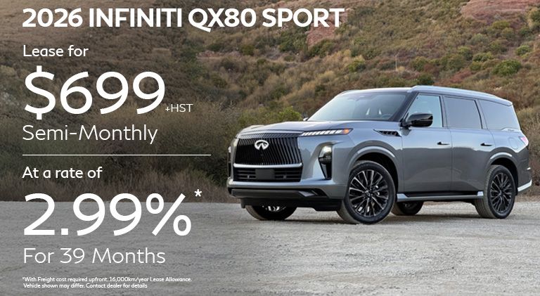 2026 QX80 - March Payments Offer