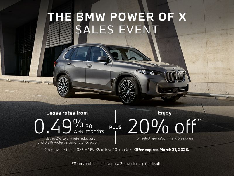 The BMW Power of X Sales Event | 2026 X5