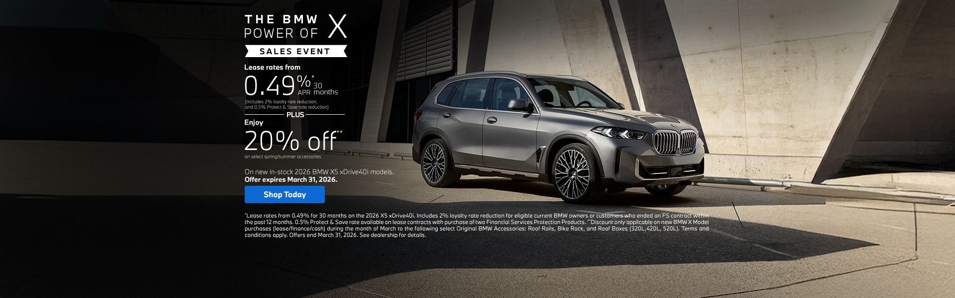 The BMW Power of X Sales Event | 2026 X5