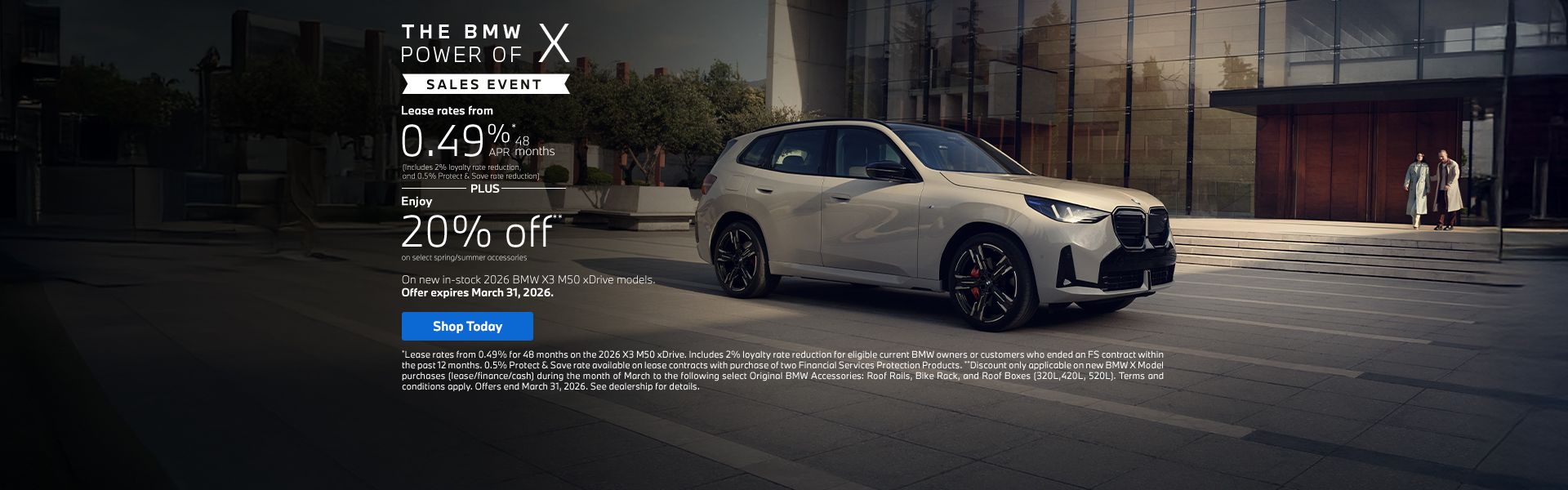 The BMW Power of X Sales Event | 2026 X3