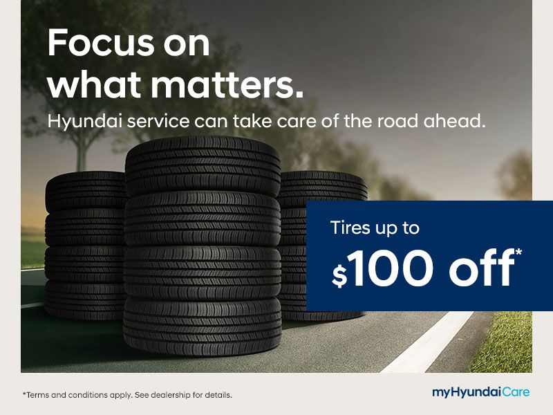 Tires up to $100 Off