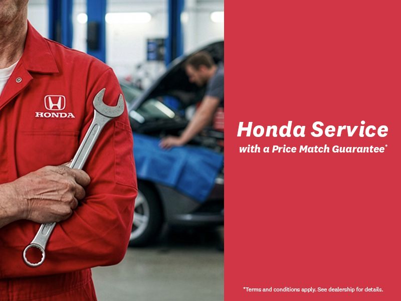 Honda Service with a Price Match Guarantee*