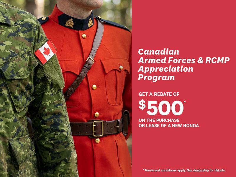 Canadian Armed Forces & RCMP Appreciation Program