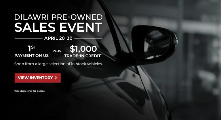 Dilawri Pre-owned Sales Event | April 20–30
