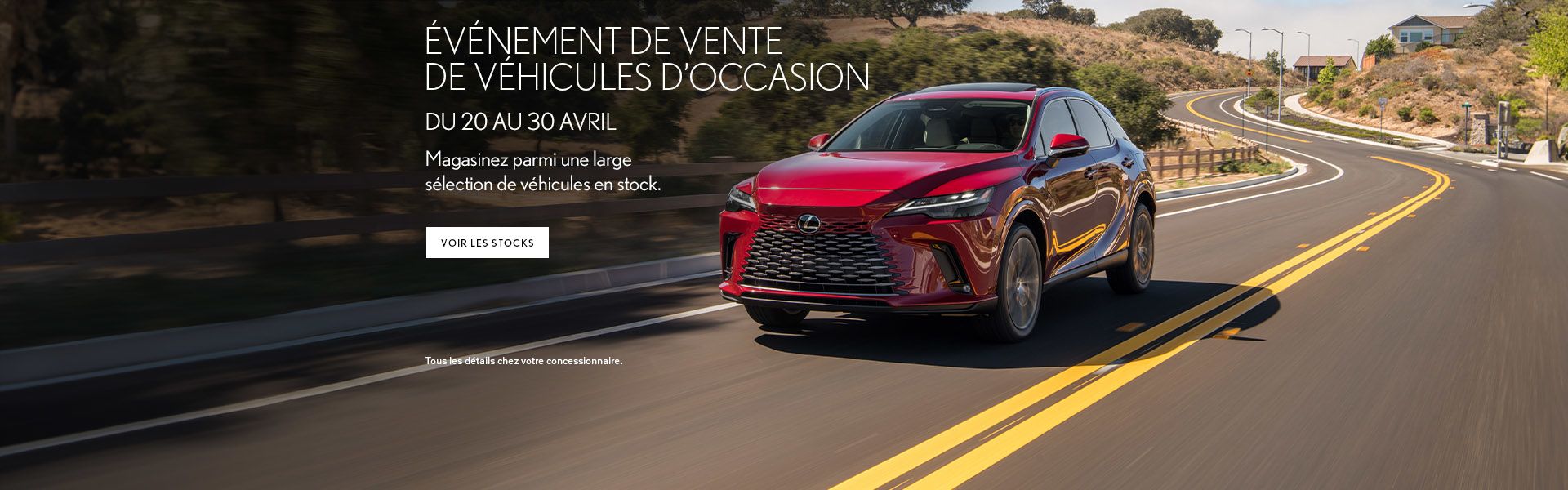 Événement de vente de véhicules d’occasion | Du 20 Au 30 Avril