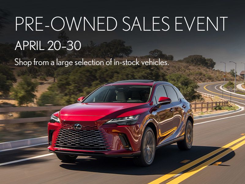 Pre-Owned Sales Event | April 20–30
