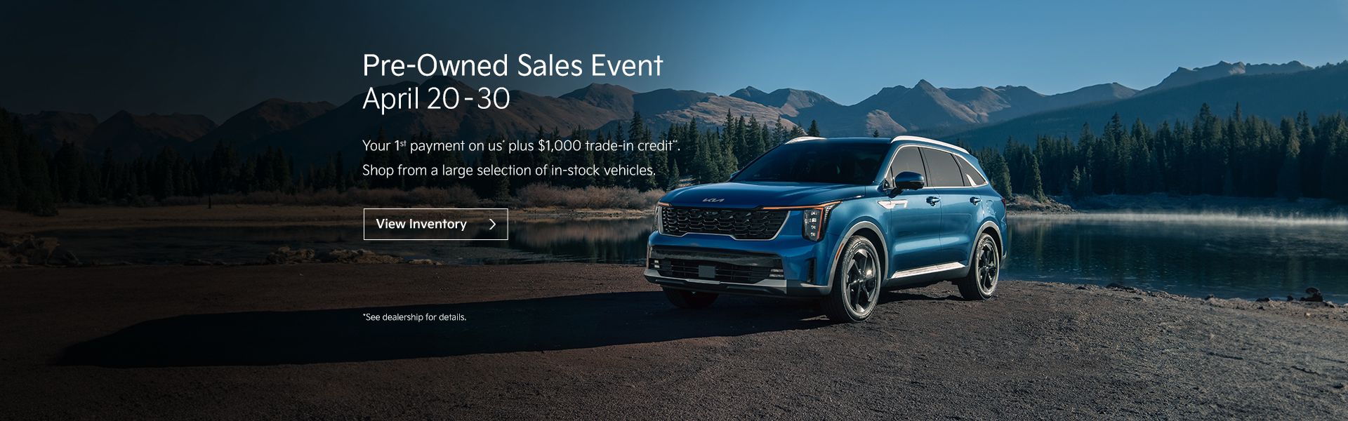 Pre-Owned Sales Event | April 20–30